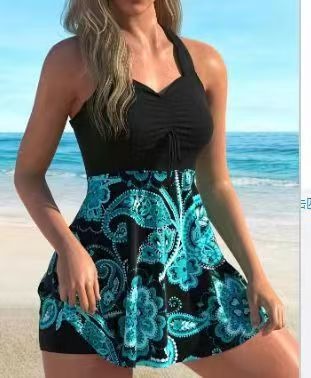 ✨【S-6XL】Costum de baie elegant cu imprimeu, perfect pentru femei de toate formele