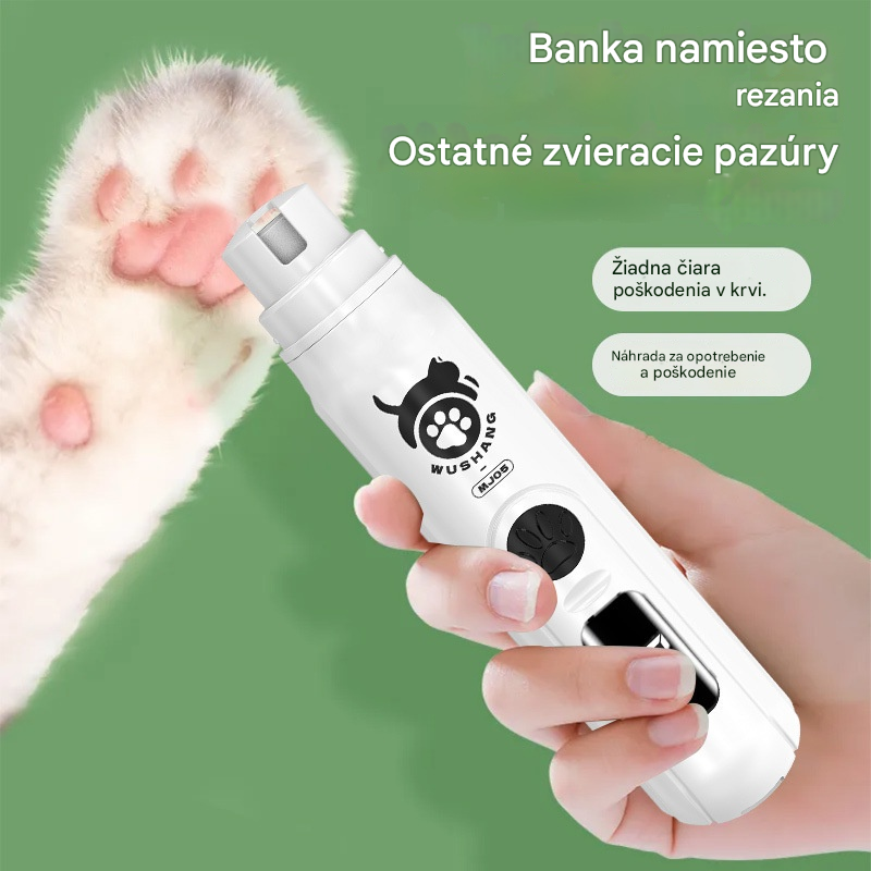 📢📢 Časovo obmedzená špeciálna ponuka! 🔥 Elektrický strihač pazúrikov pre domáce zvieratá na strihanie a čistenie pazúrov mačiek a psov.