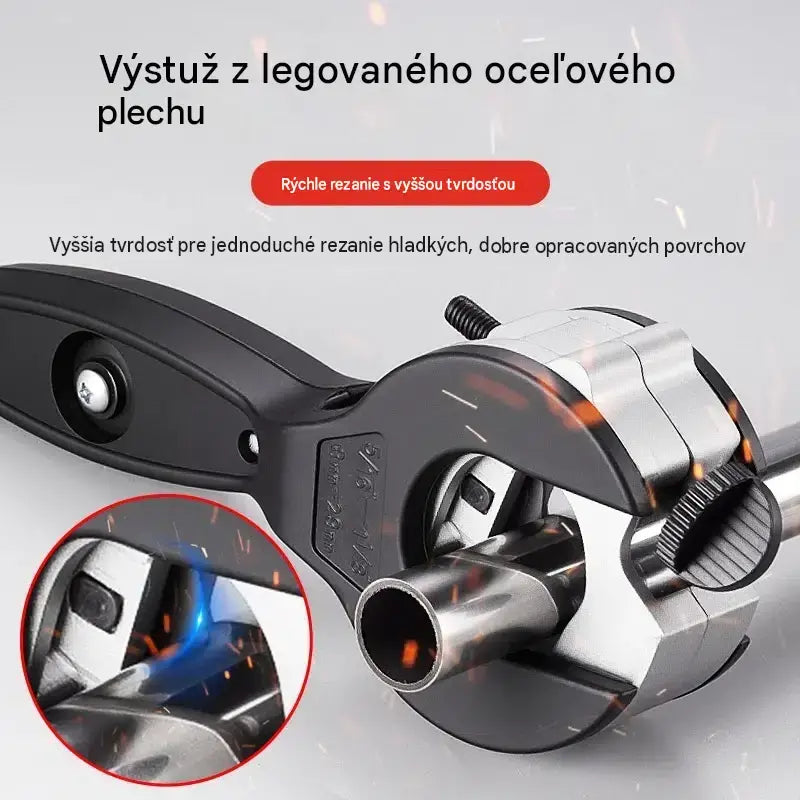 Račňový rezač rúrok na použitie jednou rukou