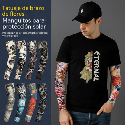 1 juego de 10 piezas--Mangas de tatuaje más vendidas del verano. Realistas y sin costuras.