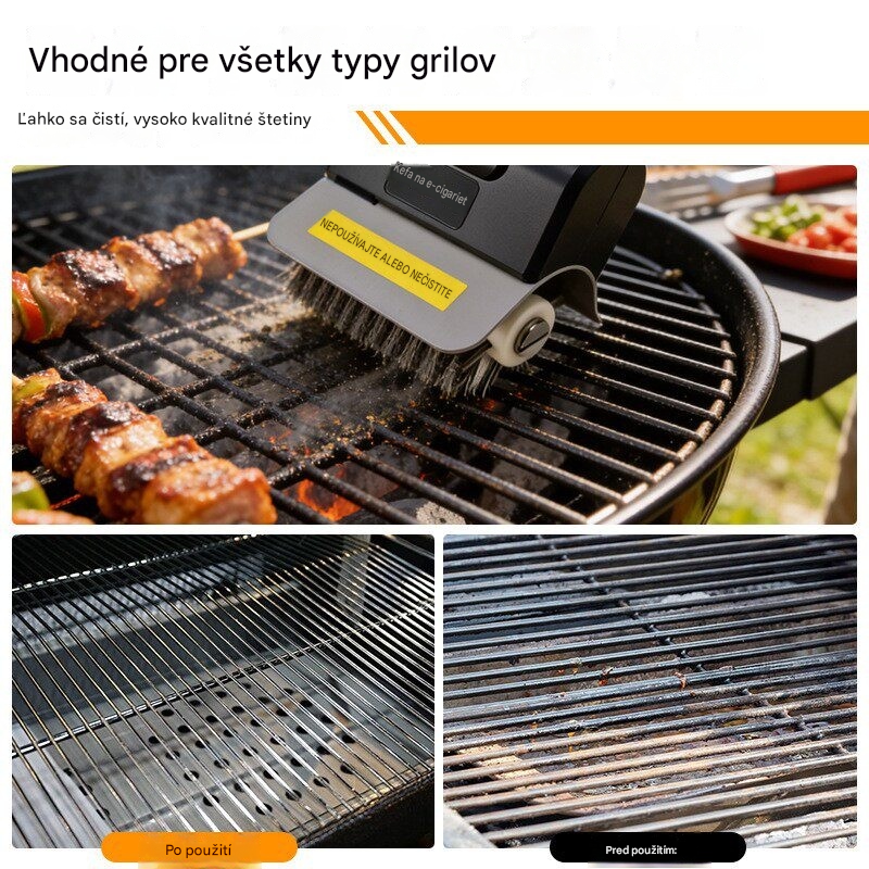 🔋🧹 Bezdrôtová elektrická čistiaca kefa na gril – lítiová batéria, multifunkčná, ľahko použiteľná 🔥🍖