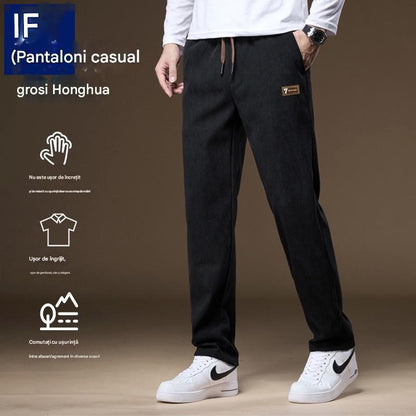 🔥🔥【Descuento de temporada 50%】Pantalones casuales de hombre con forro polar 2025