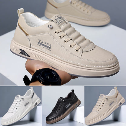 🔥✨【39-44】2026 męskie oddychające płaskie buty ze skóry naturalnej