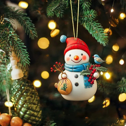 🎄⛄【Zľava 50 % na obmedzený čas】Roztomilá vianočná ozdoba snehuliaka【24 kusov】