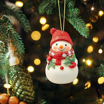 🎄⛄【Zľava 50 % na obmedzený čas】Roztomilá vianočná ozdoba snehuliaka【24 kusov】