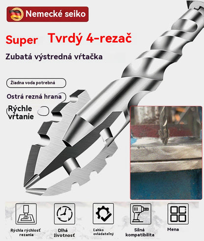 🥇【LIMITOVANÁ 50% ZĽAVA】Super tvrdá pílovitá rezná hrana, 7. generácia excentrického vrtáka z volfrámovej ocele 【3+4+5+6+8+10+12+14+16 mm】