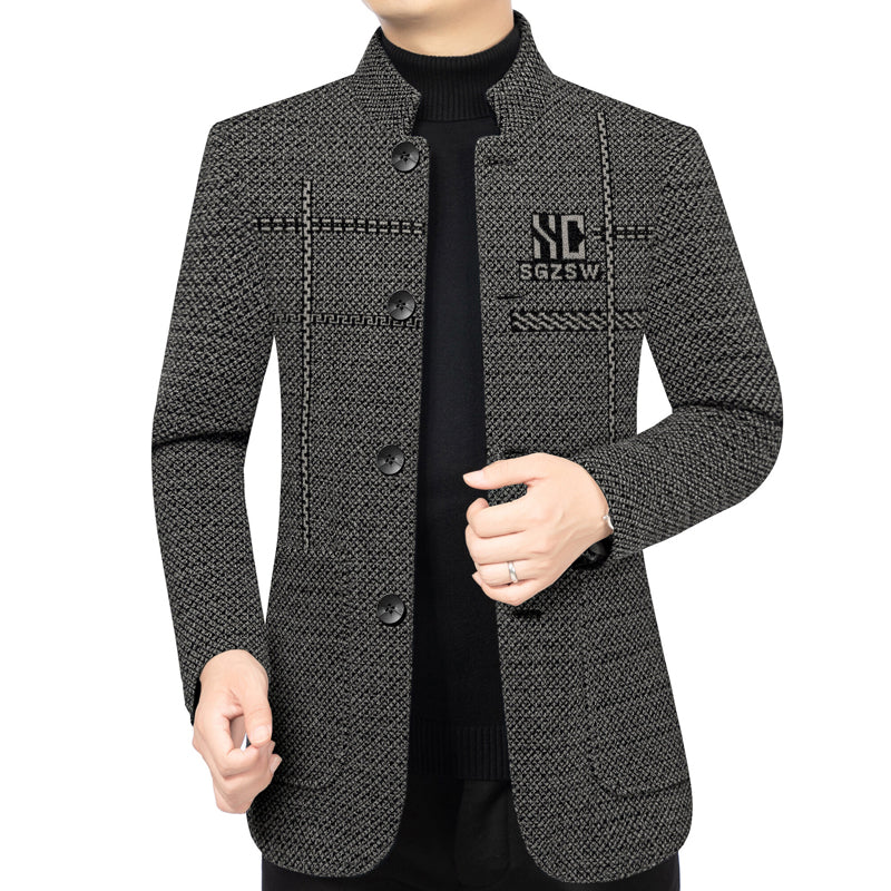 🧥60% rabatu!🔥 Męski płaszcz zimowy, krój 3D, gruby i wiatroodporny, niezbędny na mroźną pogodę. ❄️✨【40-90 kg】
