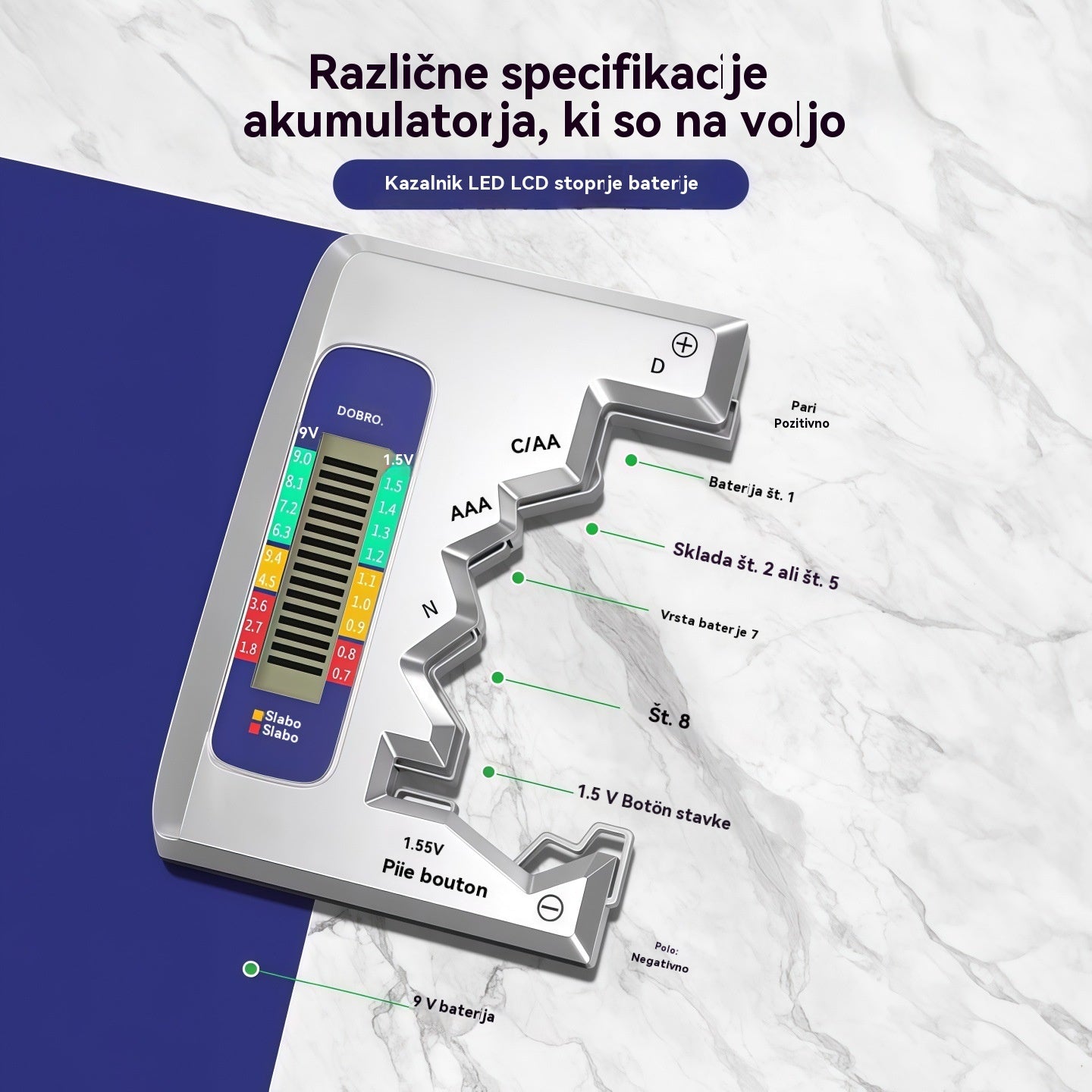 ⚡Testerji baterij vam olajšajo življenje