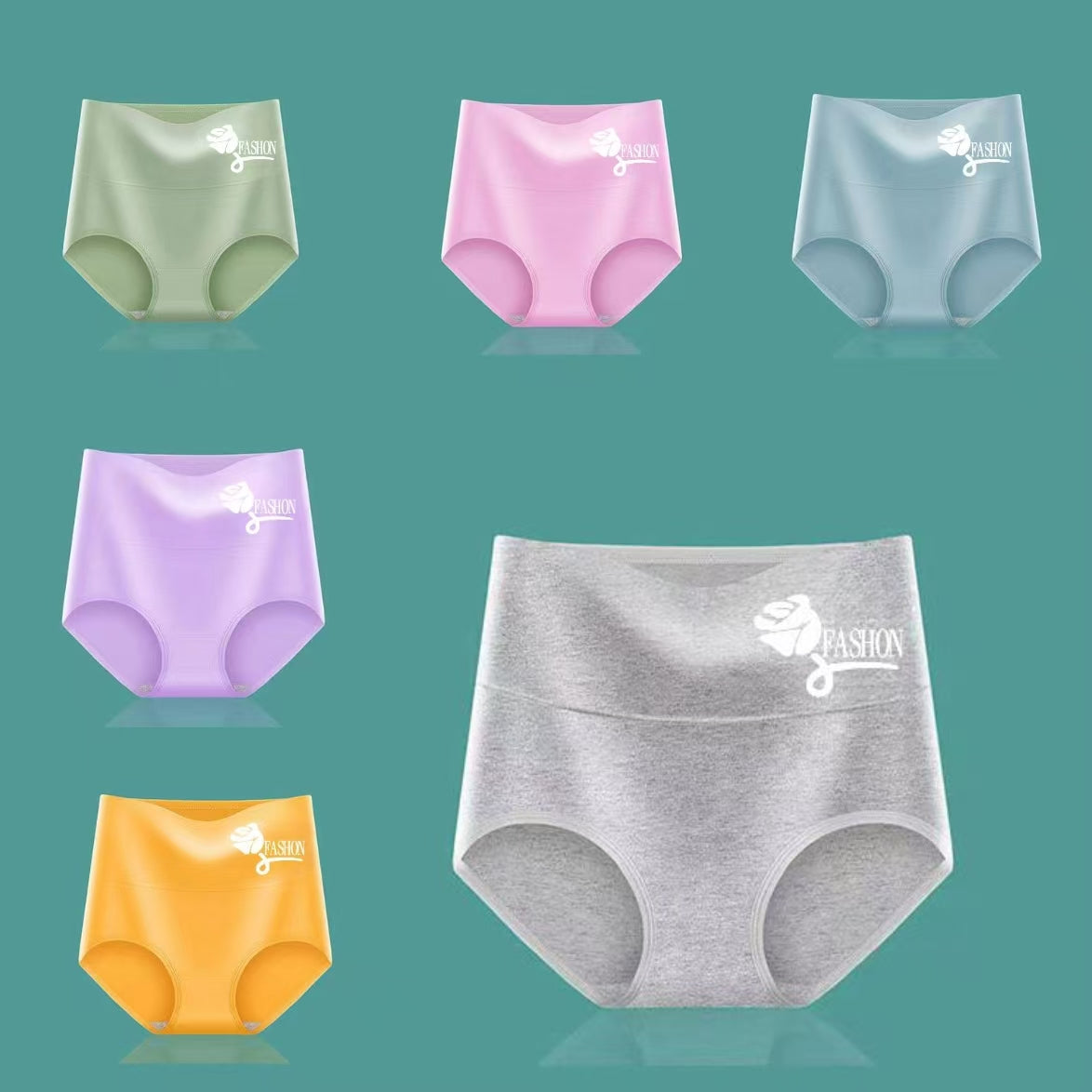 💖✨️【Compra 6 y llévate 6 gratis】Braguitas moldeadoras de cintura alta de algodón de alta calidad para mujer – Superventas 2025