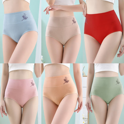 💖【Súprava 6 kusov】🎁 [40 – 100 kg] Zdvíhacie nohavičky s vysokým pásom z čistej bavlny – Skvelá ponuka