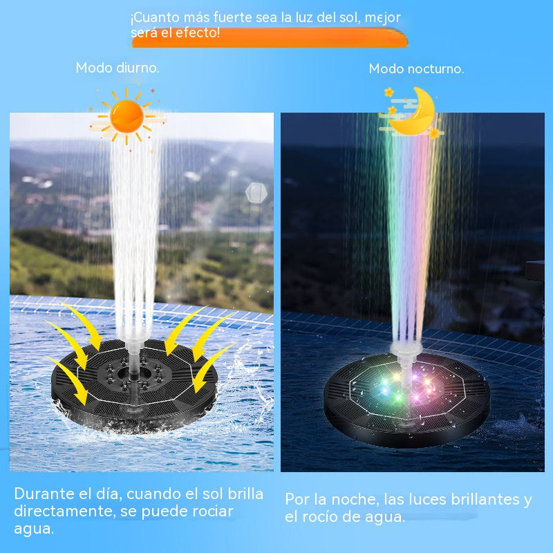 【50%OFF】💥Fuente de agua alimentada por energía solar