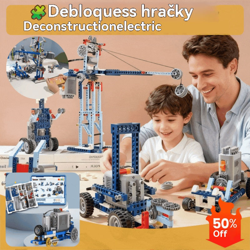 🤖🧩【Limitovaná zľava -50%】Elektronický staviteľský robot typu LEGO pre deti