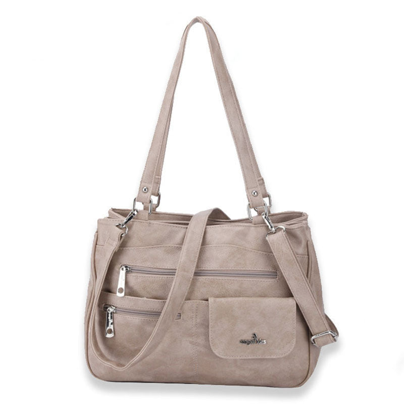 👛Geantă de mână din piele pentru femei, capacitate mare, disponibilă în mai multe culori