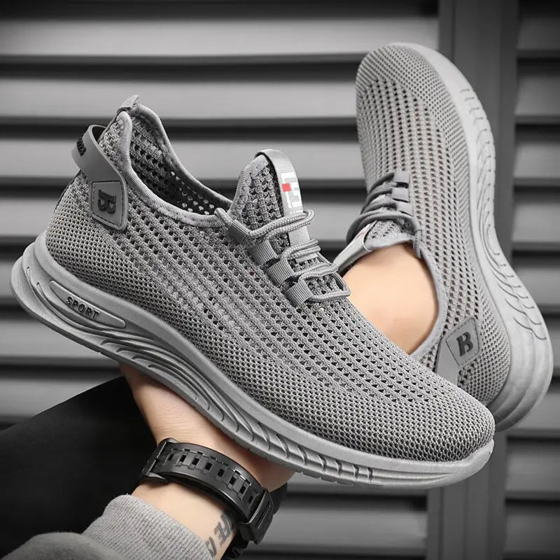 🔥👟【39-44】Zapatos casuales para hombre, cómodos, transpirables, de malla, antideslizantes y a la moda.