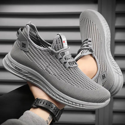 🔥👟【39-44】Zapatos casuales para hombre, cómodos, transpirables, de malla, antideslizantes y a la moda.