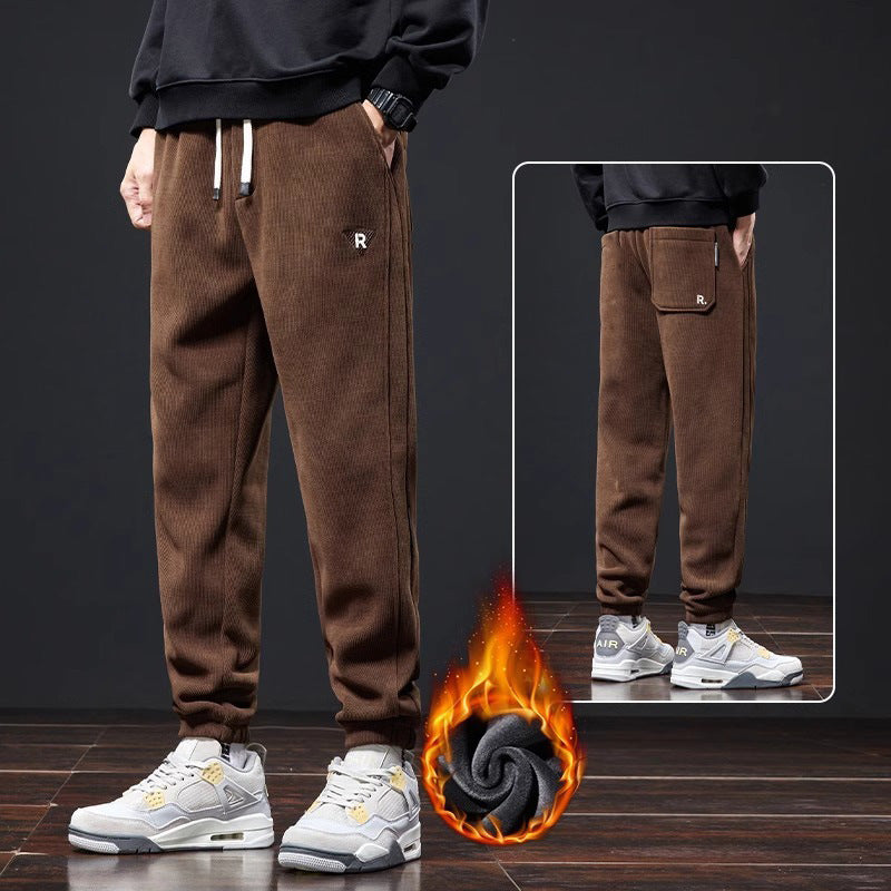 🔥39% TANIEJ🔥【M-5XL】🖤Nowe męskie spodnie zimowe, pluszowe, z grubego sztruksu, ciepłe i wygodne, codzienne męskie