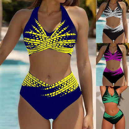 👙 50% popusta 💥【40-100kg】👉 Dvodijelni bikini za žene većih veličina ✅ Visoki struk ✅ Plaćanje pouzećem