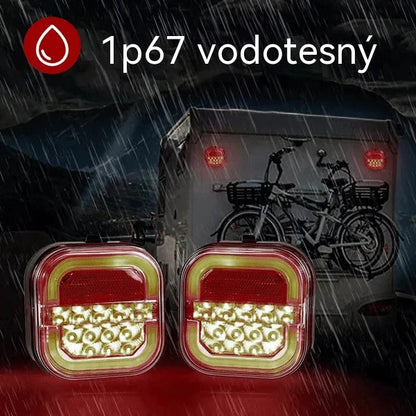 【Univerzálne 12V/24V】🚦 LED svetlá pre prívesy