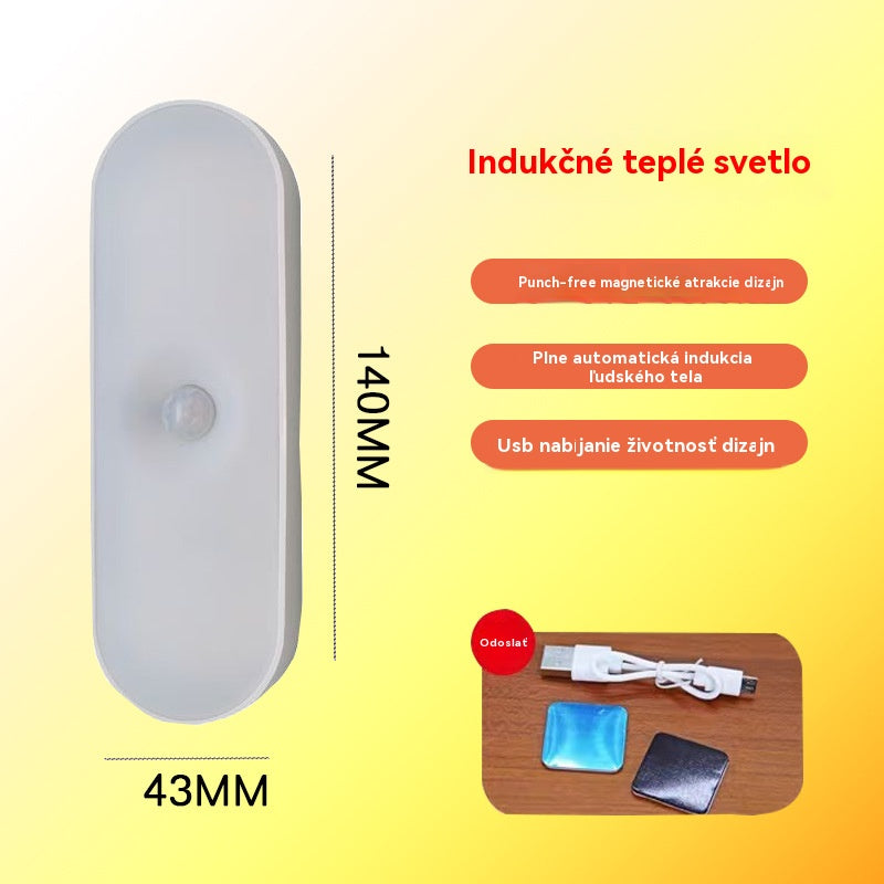 🏡💡【Kúpte 1 a dostanete 1 zadarmo】Bestseller inteligentné LED svetlo s detekciou pohybu, ľahko sa nabíja a je praktické