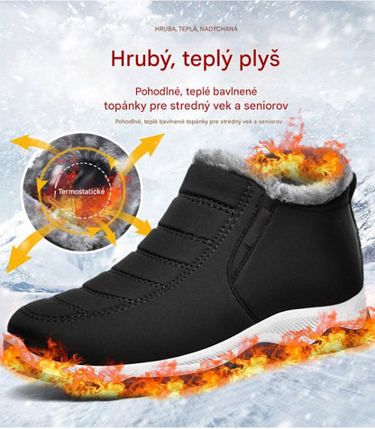 👢【49%OFF】Dámske bavlnené topánky, dámske topánky väčších veľkostí/odolné voči chladu a teplé bavlnené topánky pre ženy stredného a staršieho veku/sametové a hrubé snehové topánky, dámske topánky s vysokou podrážkou