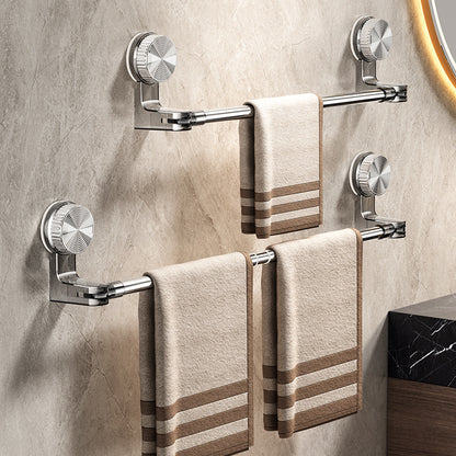 🎁✨🚿Ľahký dizajn bez vŕtania — výsuvný vešiak na uteráky s prísavkou