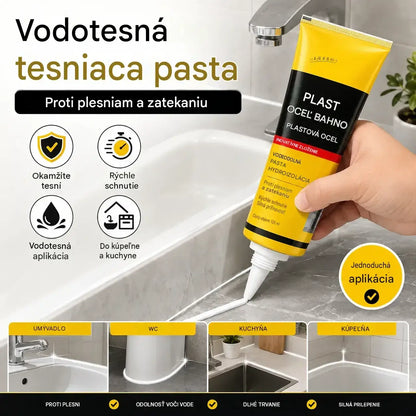1 set 22 eura 💧🛡️Žuti i crni kit za plastični čelik, vodootporno i na plijesan otporno brtvilo, ljepilo za staklo u kupaonici, brzosušeće ljepilo.