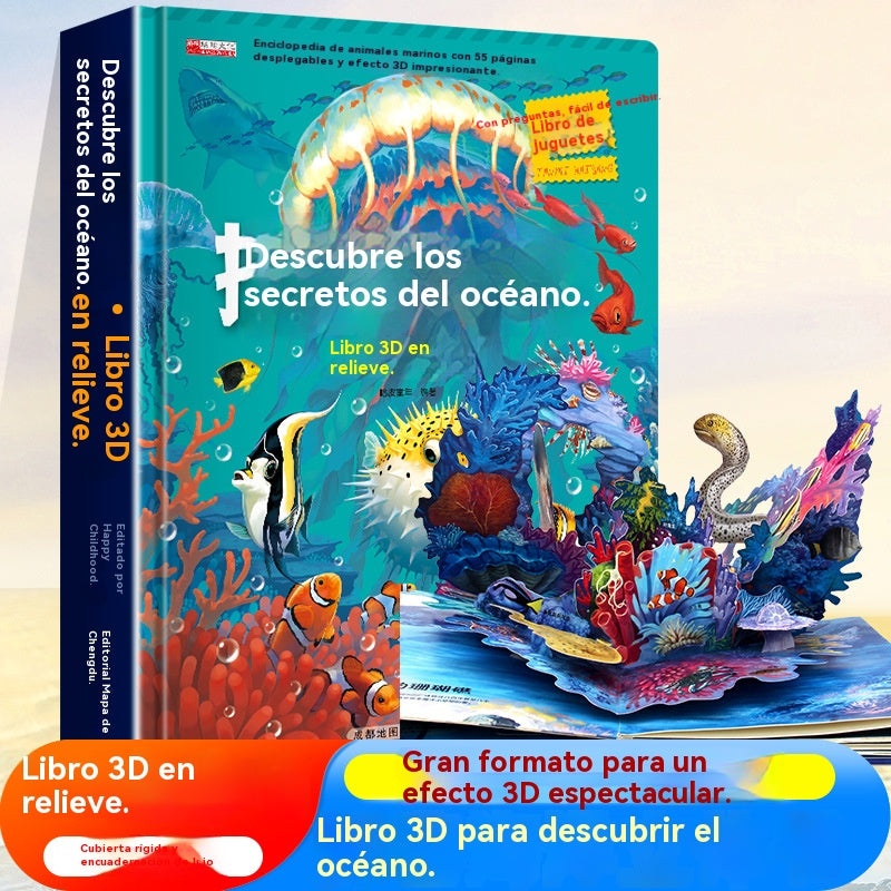 🦖【50% de descuento por tiempo limitado】Enciclopedia divertida de dinosaurios en 3D