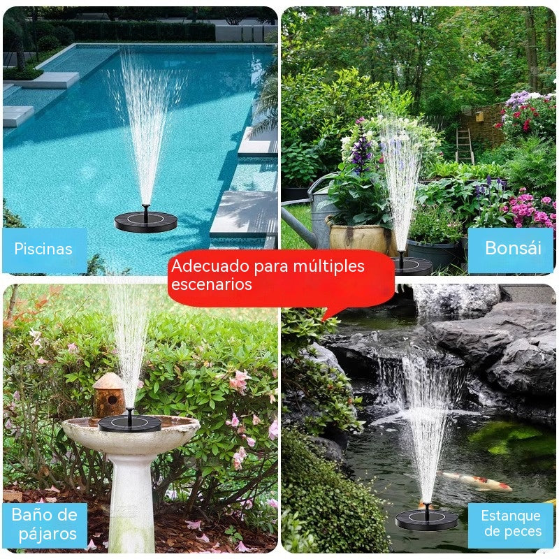 【50%OFF】💥Fuente de agua alimentada por energía solar