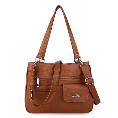 👛Geantă de mână din piele pentru femei, capacitate mare, disponibilă în mai multe culori