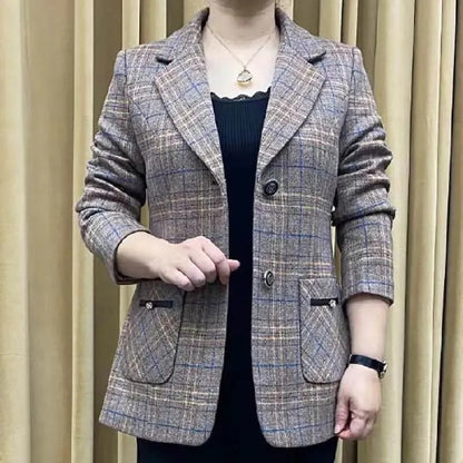 ✨🧥【M-4XL】Ново есенно-зимно яке с ревери за жени