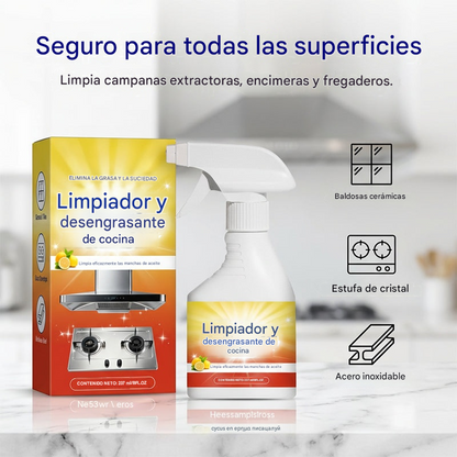 🍋【50% de descuento】Spray limpiador y desengrasante potente para cocina