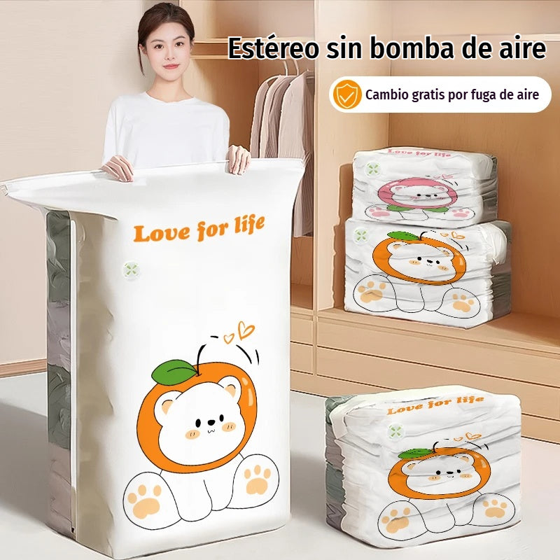 ✨🗃️ 5 artículos por 27 euros 💨 Bolsa de almacenamiento al vacío grande y compresible: no requiere bomba, es a prueba de fugas e ideal para ahorrar espacio en maletas y en casa ✈️