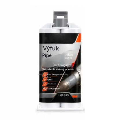 ⭐2 pakiranja🔧 Ljepilo za popravak i brtvljenje ispušnih cijevi za visoke temperature: Posebno formulirano za čelik; pruža snažno i izdržljivo prianjanje, otporno na ekstremne temperature i vibracije. 🚗✅