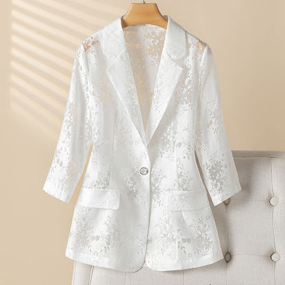 Nuevo modelo 2026: La chaqueta fina con protección solar y mangas tres cuartos. ¡La prenda elegante que completa cualquier conjunto!