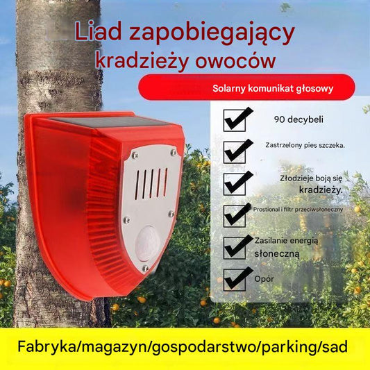 👏👏Lampa alarmowa zasilana energią słoneczną