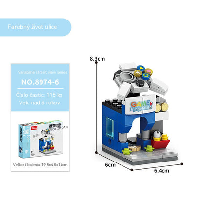 🏙️🧩【50% zľava po obmedzenú dobu】 Kompatibilné s LEGO mini city street scene stavebnými blokmi vzdelávacích stavebných hračiek