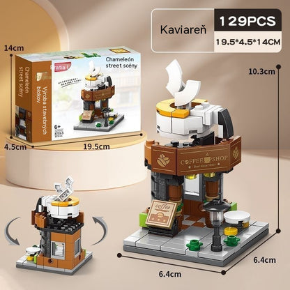 🏙️🧩【50% zľava po obmedzenú dobu】 Kompatibilné s LEGO mini city street scene stavebnými blokmi vzdelávacích stavebných hračiek