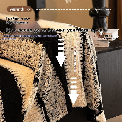 🎉🛋️ 【Специална оферта -50%】 Нов мек и неплъзгащ се кадифен калъф за диван 【180 × 130 см】