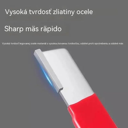 【2-dielna sada】Prenosný rýchlobrúsny nástroj na nože, vhodný na záhradné nožnice, kuchynské nože a škrabky.