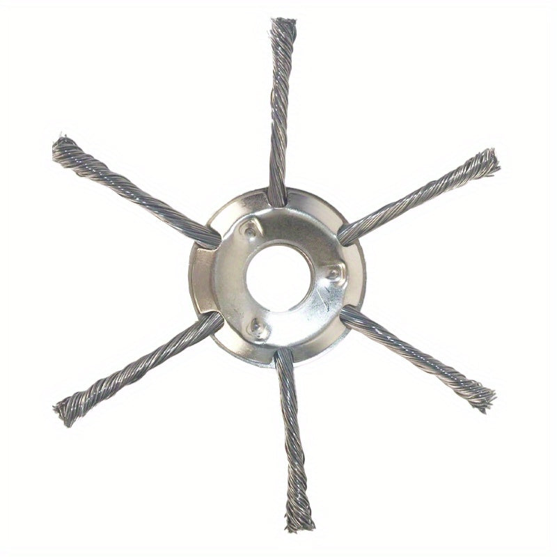 Cuchilla de cortacésped de alambre de acero de 6 pulgadas