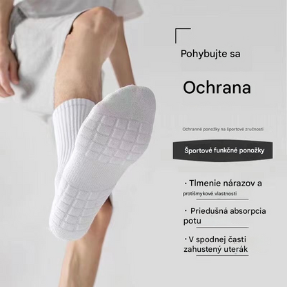 😍🧦【10 par】 Męskie długie skarpety sportowe, odprowadzające pot, amortyzujące, chroniące pięty, antyzapachowe, oddychające, odpowiednie do koszykówki i codziennych sportów.