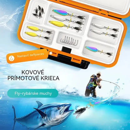 🐟【Kúpte 3 a získajte 3 zadarmo】【Balenie 6 kusov】🎣✨ Trblietavá muška | Lepšia na dlhé hody, ľahšie sa zahákne