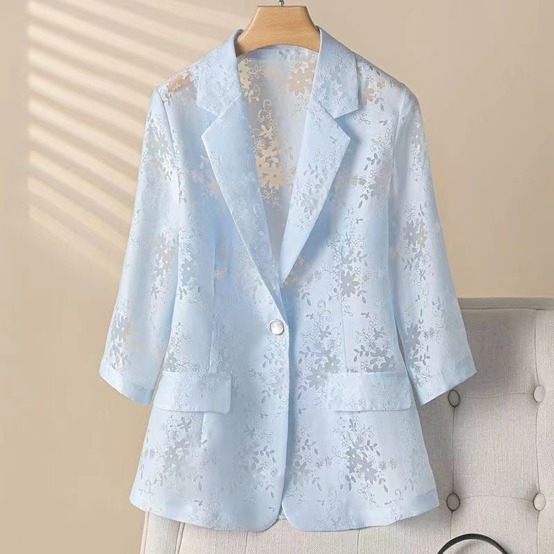 Nuevo modelo 2026: La chaqueta fina con protección solar y mangas tres cuartos. ¡La prenda elegante que completa cualquier conjunto!