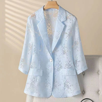 Nuevo modelo 2026: La chaqueta fina con protección solar y mangas tres cuartos. ¡La prenda elegante que completa cualquier conjunto!