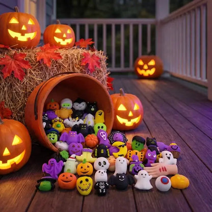 50 kusov 24 eur🎃Empanady s halloweenskou tematikou proti stresu, rozkošné empanády s tekvicovými duchmi.