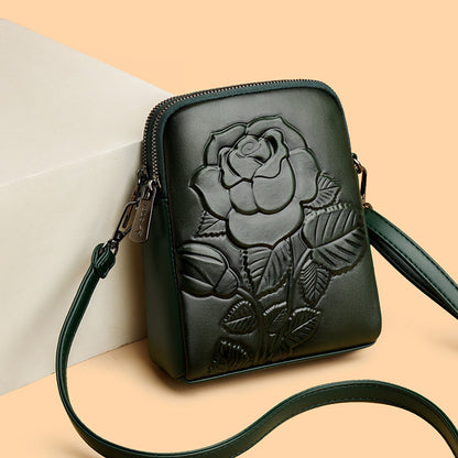 👜Nová dvouvrstvá měkká kožená crossbody/kabelka přes rameno