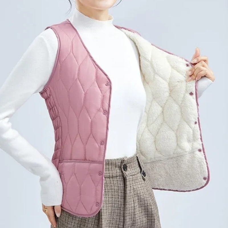 💟🔥40%OFF🔥Nowa, lekka, ciepła kamizelka bez rękawów na jesień i zimę