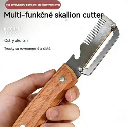 ✅【Kúp 1, dostaneš 1 zadarmo】🧅🔪 Viacúčelová kuchynská škrabka 3 v 1: olúpa, krája a otvára uzávery fliaš! 🔥