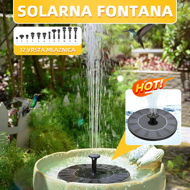 【50%OFF】💥Fuente de agua alimentada por energía solar
