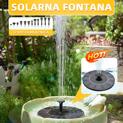 【50%OFF】💥Fuente de agua alimentada por energía solar